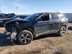 Salvage cars for sale at Greenwood, NE auction: 2019 Jeep Cherokee Limited