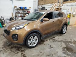 KIA Vehiculos salvage en venta: 2017 KIA Sportage LX