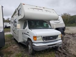 Ford salvage cars for sale: 2007 Ford Econoline E450 Super Duty Cutaway Van