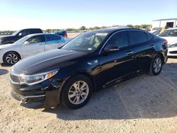 Salvage cars for sale from Copart San Antonio, TX: 2016 KIA Optima LX