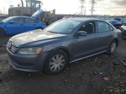 Salvage cars for sale at auction: 2013 Volkswagen Passat S