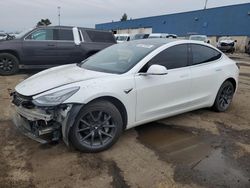 Vehiculos salvage en venta de Copart Woodhaven, MI: 2019 Tesla Model 3