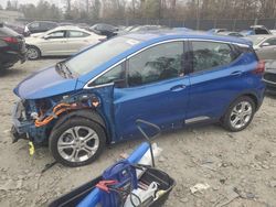 Salvage cars for sale at Waldorf, MD auction: 2019 Chevrolet Bolt EV LT