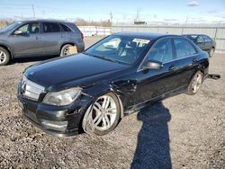 Mercedes-Benz salvage cars for sale: 2012 Mercedes-Benz C 250 4matic