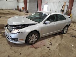 Salvage cars for sale at Lansing, MI auction: 2011 Ford Fusion Hybrid