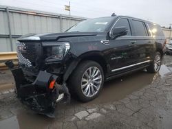 Salvage cars for sale at Dyer, IN auction: 2022 GMC Yukon XL Denali