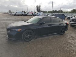 Salvage cars for sale at Miami, FL auction: 2023 Honda Civic SI