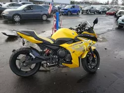 Salvage motorcycles for sale at New Britain, CT auction: 2009 Yamaha FZ6 R