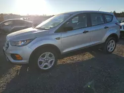 Salvage cars for sale at Fredericksburg, VA auction: 2018 Ford Escape S