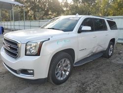 Salvage cars for sale at Savannah, GA auction: 2016 GMC Yukon XL C1500 SLT