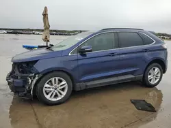 Salvage cars for sale at Grand Prairie, TX auction: 2016 Ford Edge SEL