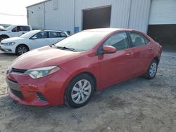 Salvage cars for sale at Jacksonville, FL auction: 2016 Toyota Corolla L