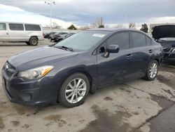 Salvage cars for sale at Littleton, CO auction: 2013 Subaru Impreza Premium