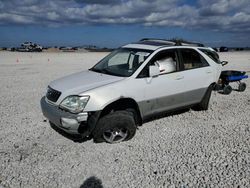 Salvage cars for sale at Temple, TX auction: 2001 Lexus RX 300