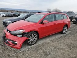 Salvage cars for sale at Chambersburg, PA auction: 2019 Volkswagen Golf Sportwagen S