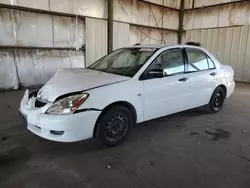 Mitsubishi salvage cars for sale: 2004 Mitsubishi Lancer ES