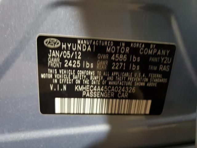 2012 Hyundai Sonata Hybrid