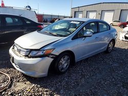 Honda Civic salvage cars for sale: 2012 Honda Civic Hybrid L