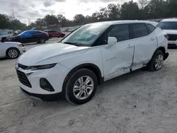 Salvage cars for sale at Ocala, FL auction: 2020 Chevrolet Blazer 1LT