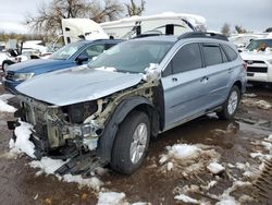 Salvage cars for sale at Littleton, CO auction: 2016 Subaru Outback 2.5I Premium