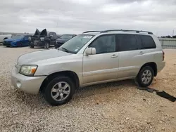 Salvage cars for sale at Temple, TX auction: 2004 Toyota Highlander Base