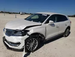 Lincoln salvage cars for sale: 2017 Lincoln MKX Select