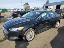 Salvage cars for sale from Copart Woodhaven, MI: 2016 Ford Fusion SE