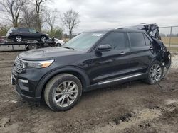 Salvage cars for sale from Copart Cicero, IN: 2021 Ford Explorer Limited