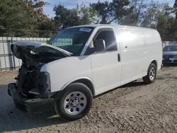 Salvage trucks for sale at Hampton, VA auction: 2011 Chevrolet Express G1500