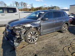 Salvage cars for sale at Spartanburg, SC auction: 2021 Volkswagen Tiguan SEL Premium R-Line