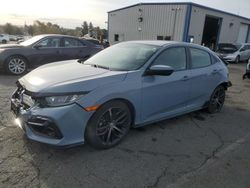 Salvage cars for sale at Vallejo, CA auction: 2020 Honda Civic Sport