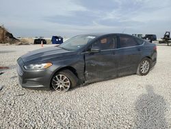 Salvage cars for sale at Taylor, TX auction: 2016 Ford Fusion S