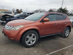 Salvage cars for sale from Copart Moraine, OH: 2005 Nissan Murano SL