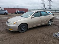 Salvage cars for sale from Copart Elgin, IL: 2002 Toyota Camry LE