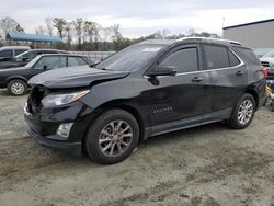 Salvage cars for sale at Spartanburg, SC auction: 2018 Chevrolet Equinox LT