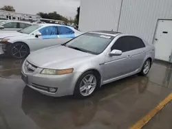 Salvage cars for sale at Sacramento, CA auction: 2007 Acura TL