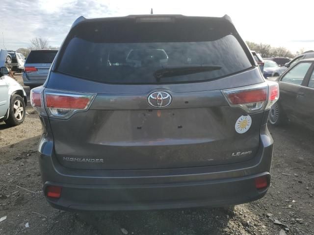 2015 Toyota Highlander LE