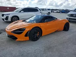 Salvage cars for sale at Arcadia, FL auction: 2019 Mclaren Automotive 720S