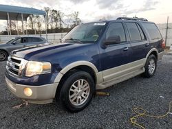 Salvage cars for sale at Spartanburg, SC auction: 2010 Ford Expedition Eddie Bauer