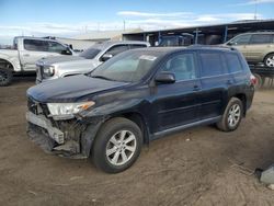 Salvage cars for sale at Brighton, CO auction: 2013 Toyota Highlander Base