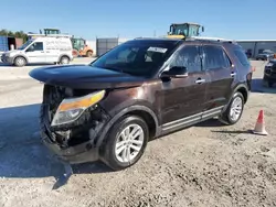 Salvage cars for sale at Arcadia, FL auction: 2013 Ford Explorer XLT