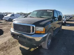 Ford salvage cars for sale: 2000 Ford Excursion XLT