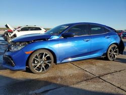 Salvage cars for sale at Grand Prairie, TX auction: 2018 Honda Civic Sport