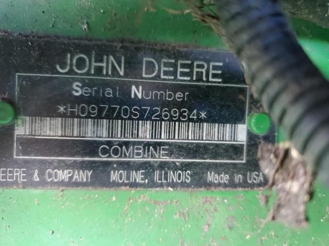 2008 John Deere 9770 Combi