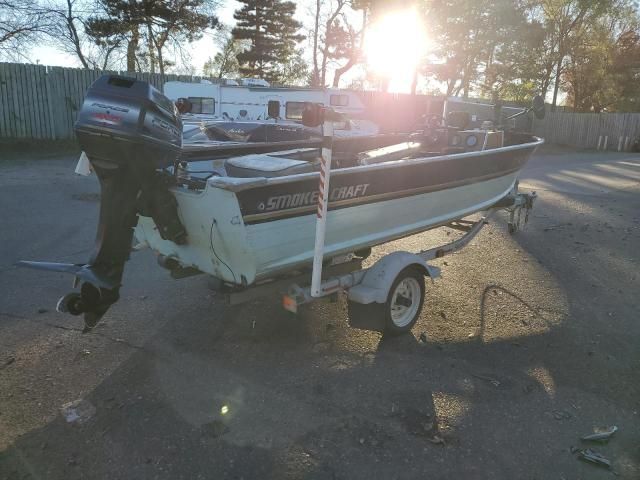 1988 Smokercraft Boat With Trailer