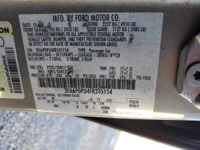 2015 Ford Fusion SE Phev