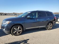 Salvage cars for sale at Assonet, MA auction: 2015 Nissan Pathfinder S