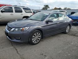 Salvage cars for sale at Franklin, WI auction: 2015 Honda Accord EXL