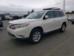 Salvage cars for sale from Copart Hayward, CA: 2013 Toyota Highlander Base