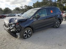 Salvage cars for sale at Ocala, FL auction: 2018 Subaru Forester 2.5I Limited